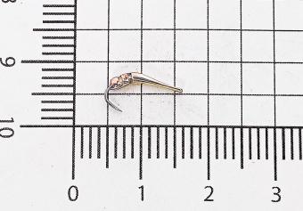 GUSENICHKA 10MM ZELENKA-CARO- SEREBRO VDOL DV-37