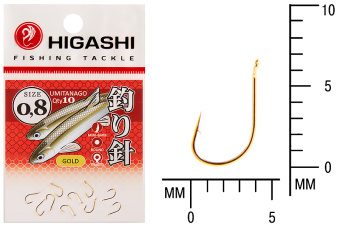 Крючок HIGASHI Umitanago ringed 