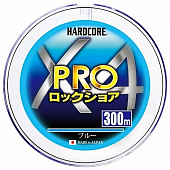 Шнур плетёный DUEL Hardcore X4 Pro Rock Shore #4.0 24g 300m Blue 531272