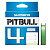 Шнур плетенный Shimano Pitbull 4 150m #2.0 38.7lb 17.6kg 572615